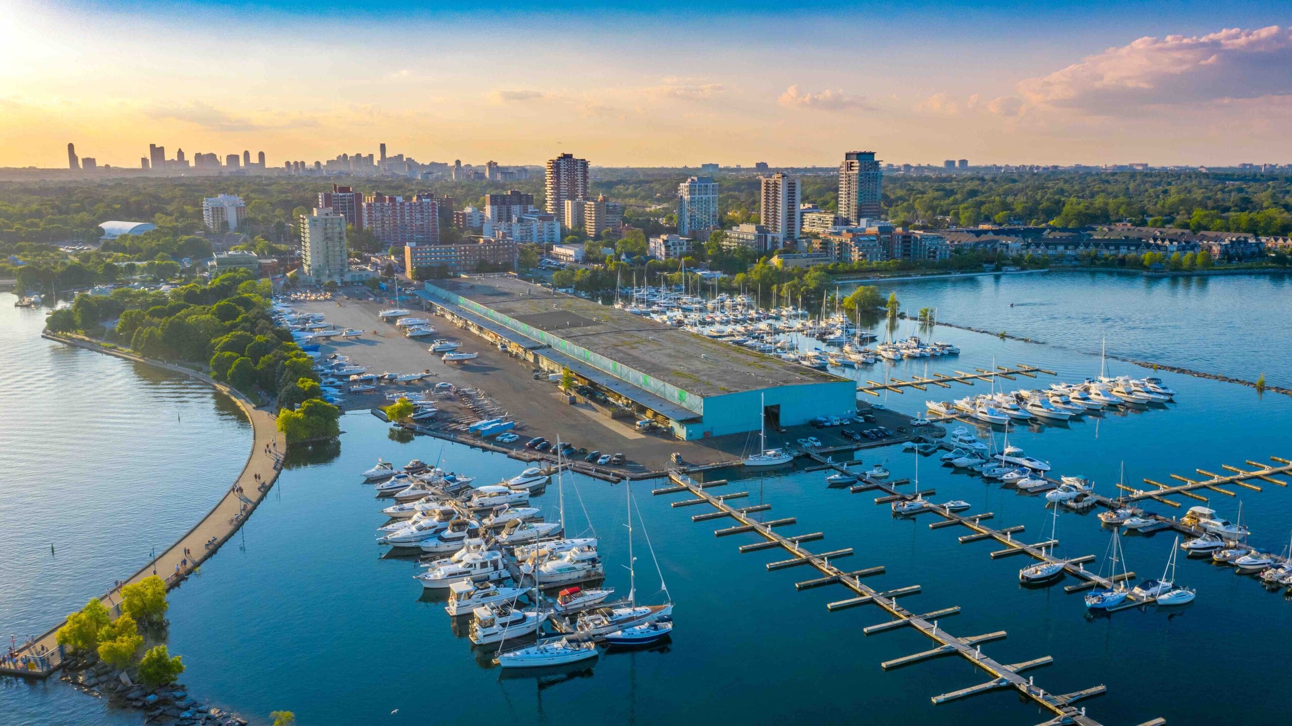Port Credit waterfront — home of Pump House Grille Co., Mississauga